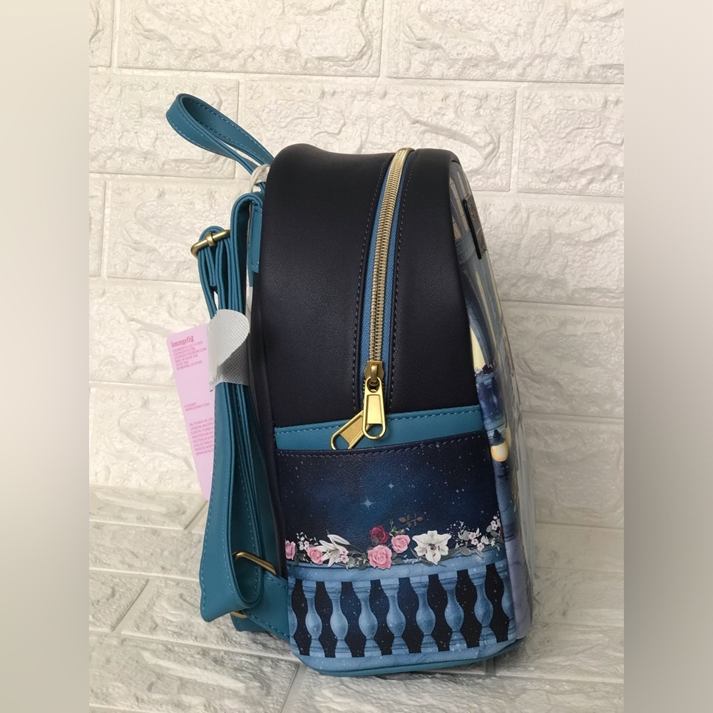 Disney x Loungefly Cinderella Mini Backpack - Blue - Picture 2 of 6